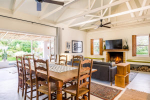 self-catering cottage living area